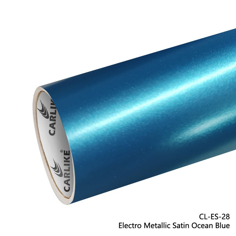 CARLIKE CL-ES-28 Electro Metallic Satin Ocean Blue Vinyl - CARLIKE WRAP