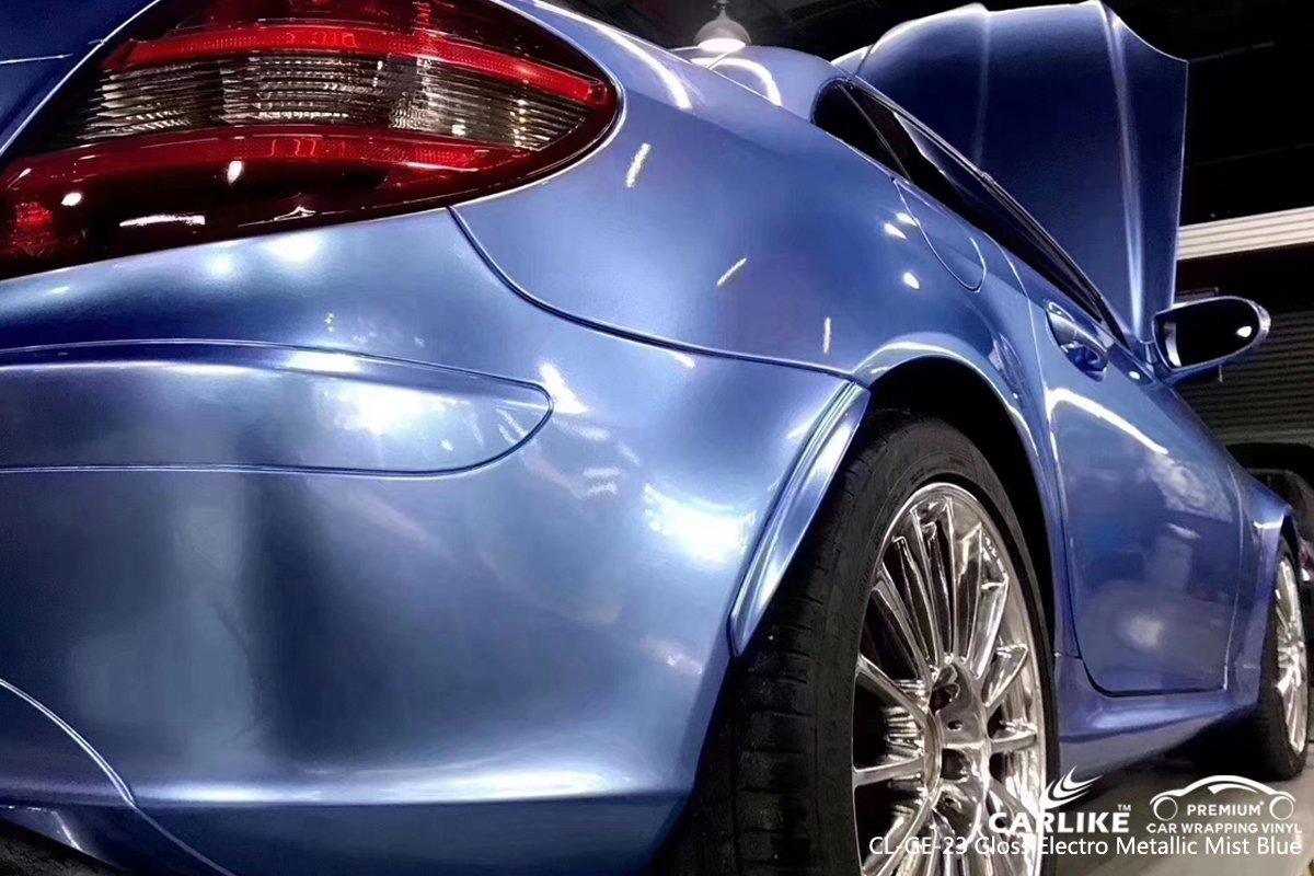 Electro Metallic Gloss Mist Blue Vinyl Car Wrapping – CARLIKE WRAP