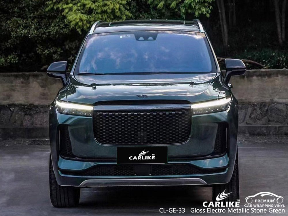 CARLIKE CL-GE-33 Gloss Electro Metallic Stone Green Vinyl - CARLIKE WRAP