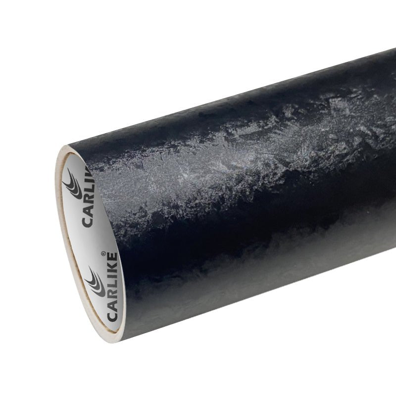 Lámina Adhesiva De Fibra De Carbono 3D Textura Negra | Rollo A Medida 4 Pulgadas Ancho | Para Coches PC Móvil