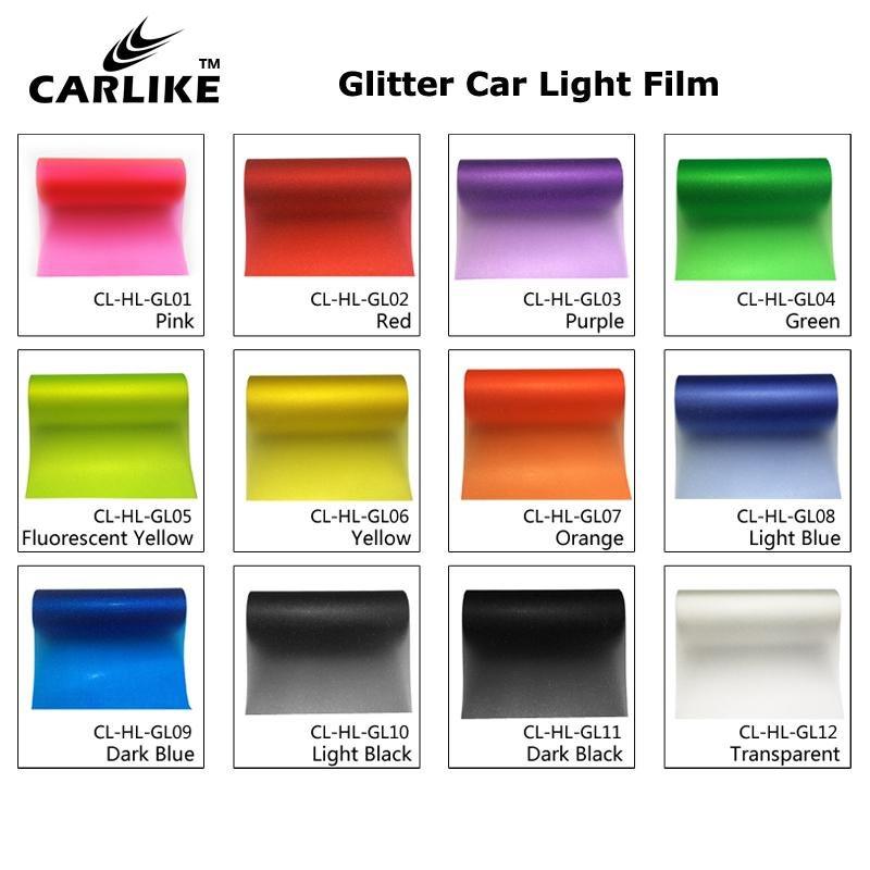 CARLIKE CL-HL-GL Glitter Headlight Tint Color Film - CARLIKE WRAP