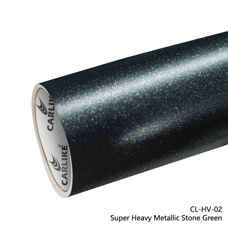 CARLIKE CL-HV-02 Super Heavy Metallic Stone Green Vinyl - CARLIKE WRAP