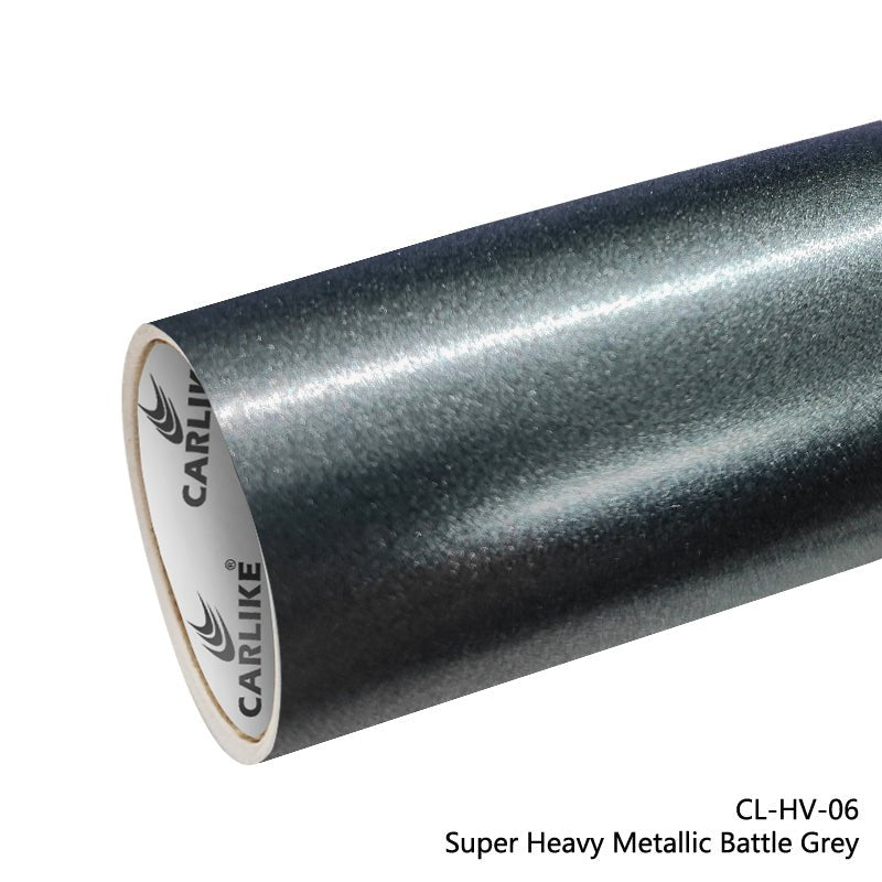 CARLIKE CL-HV-06 Super Heavy Metallic Battle Grey Vinyl - CARLIKE WRAP