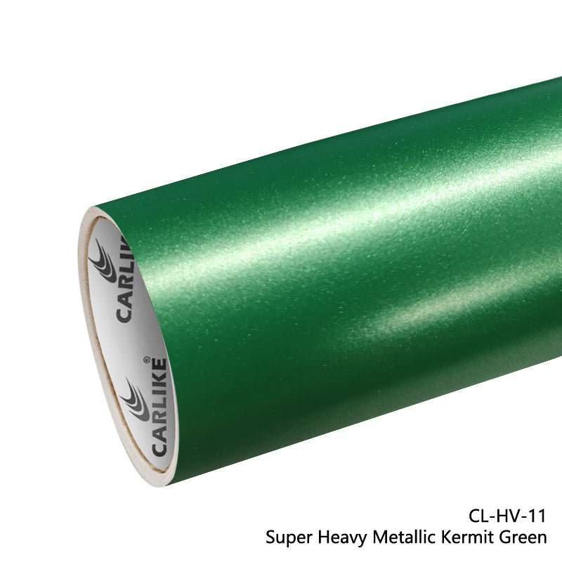 CARLIKE CL-HV-11 Super Heavy Metallic Kermit Green Vinyl - CARLIKE WRAP