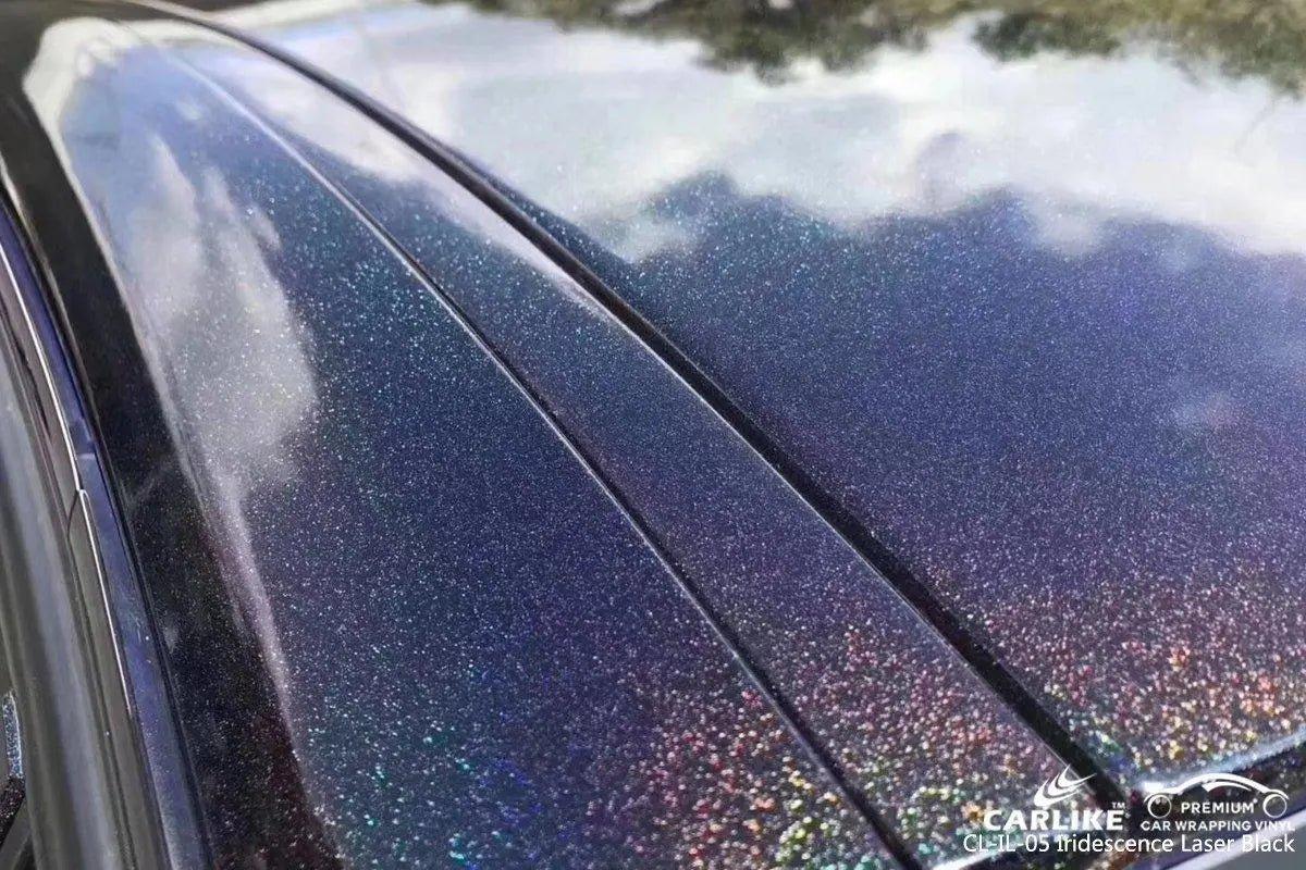 CARLIKE CL-IL-05 Iridescence Laser Black Vinyl - CARLIKE WRAP