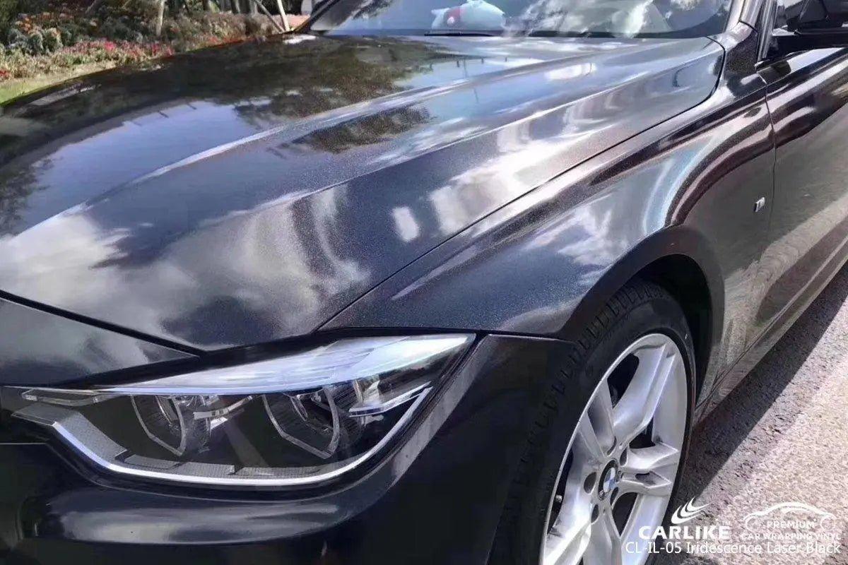 CARLIKE CL-IL-05 Iridescence Laser Black Vinyl - CARLIKE WRAP