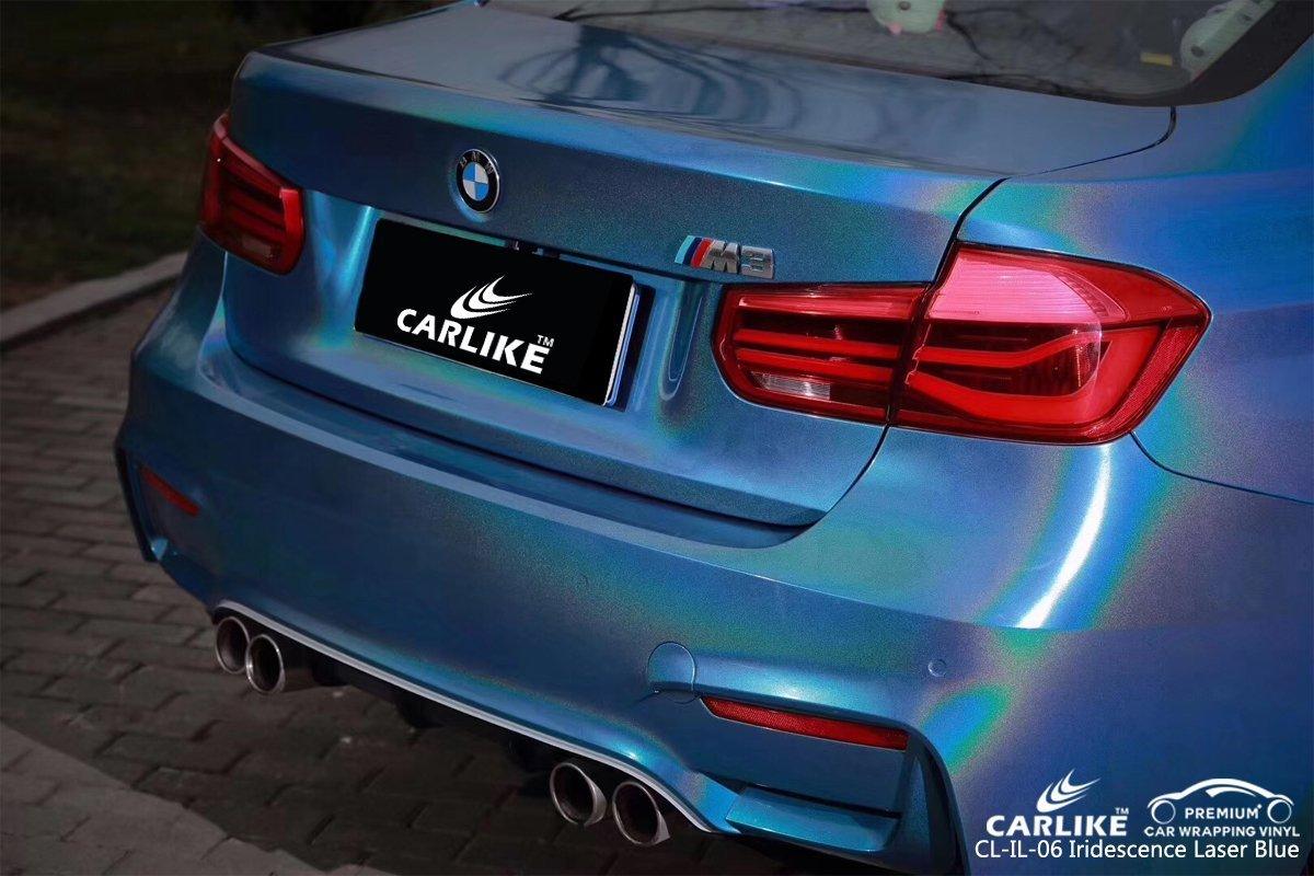 CARLIKE CL-IL-06 Iridescence Laser Blue Vinyl - CARLIKE WRAP