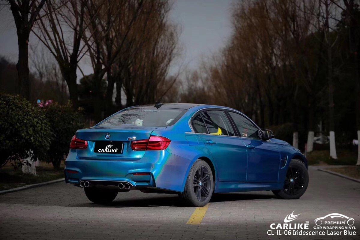 CARLIKE CL-IL-06 Iridescence Laser Blue Vinyl - CARLIKE WRAP