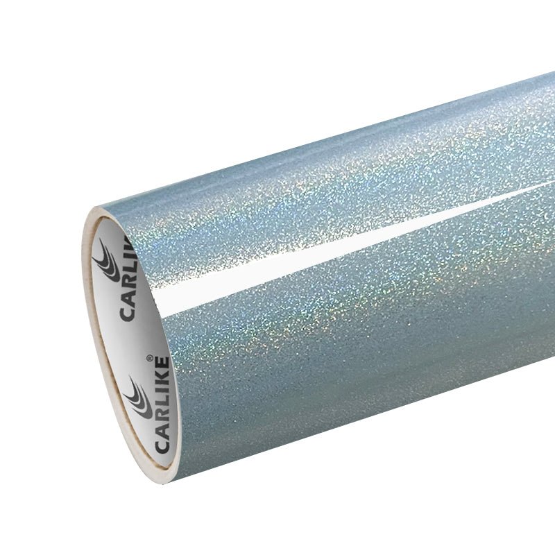 Iridescence Laser Diamond Glacier Blue Vinyl Film for Car Wrap