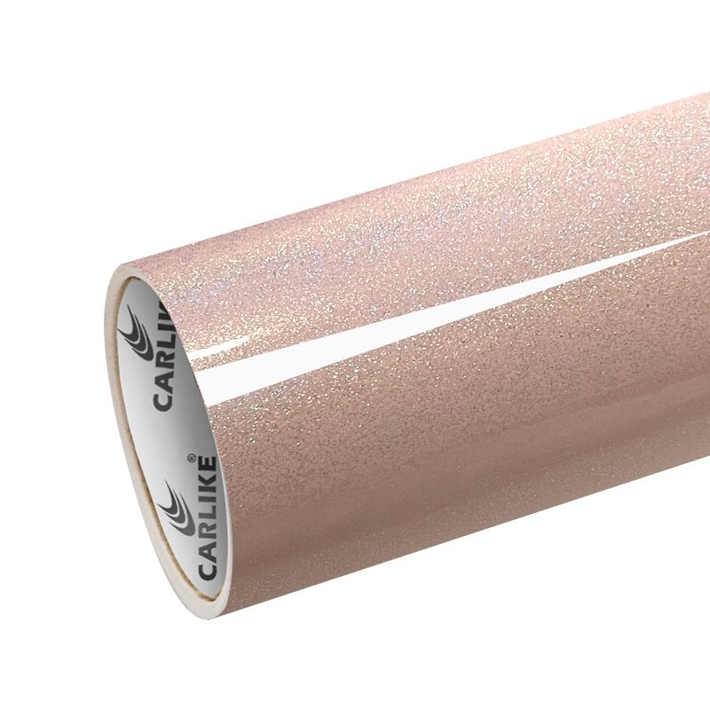 CARLIKE CL-IL-17 Iridescence Laser Diamond Rouge Pink Vinyl - CARLIKE WRAP