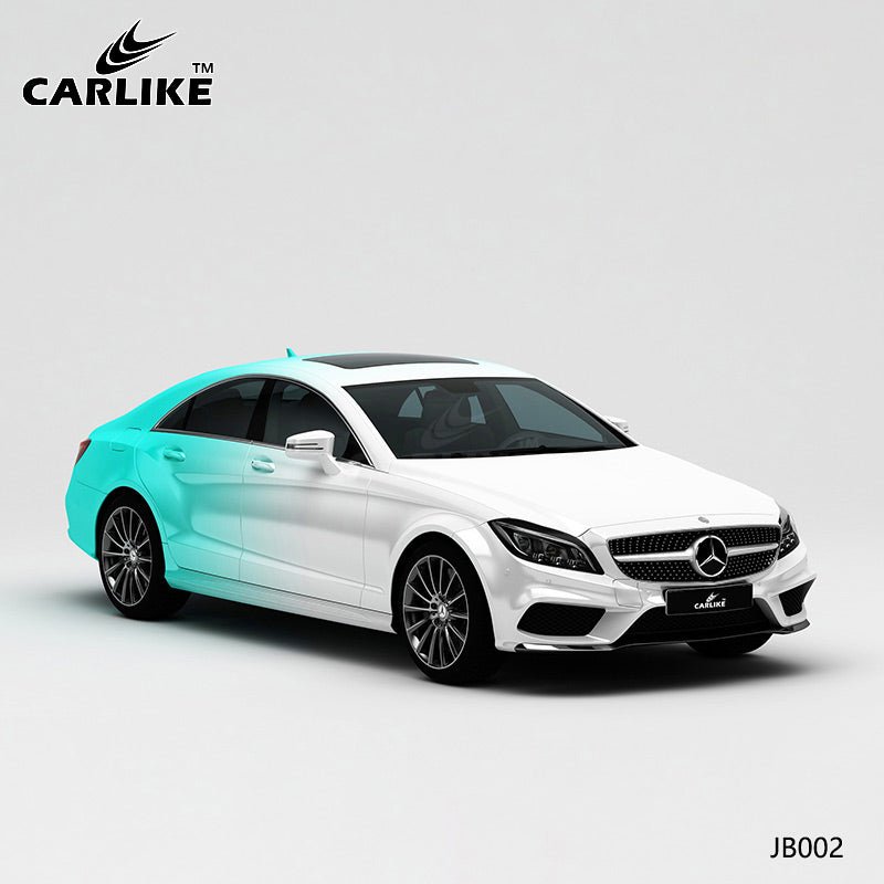 CARLIKE CL-JB002 White To Tiffany Blue High-precision Printing Customized Car Vinyl Wrap - CARLIKE WRAP