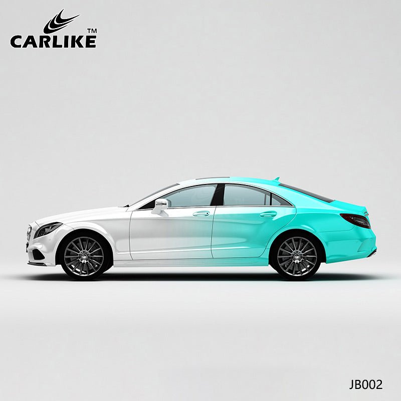 CARLIKE CL-JB002 White To Tiffany Blue High-precision Printing Customized Car Vinyl Wrap - CARLIKE WRAP