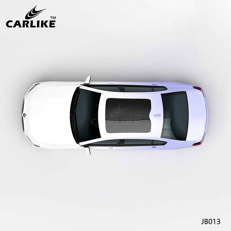 CARLIKE CL-JB013 White To Light Purple High-precision Printing Customized Car Vinyl Wrap - CARLIKE WRAP