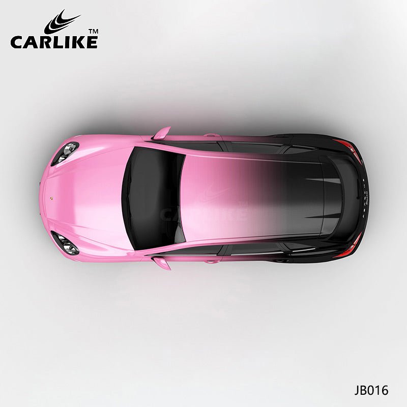 CARLIKE CL-JB016 Black To Pink High-precision Printing Customized Car Vinyl Wrap - CARLIKE WRAP