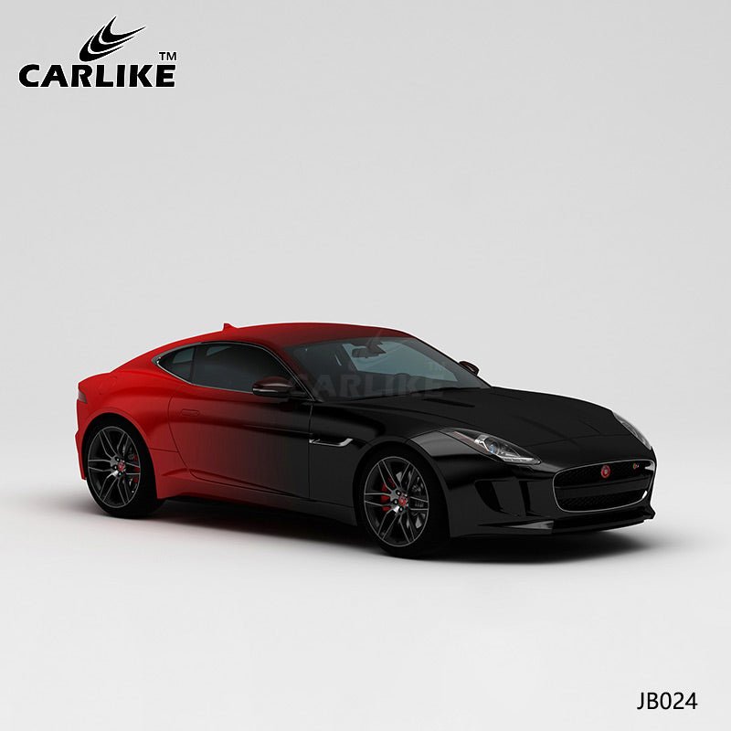 CARLIKE CL-JB024 Black To Red High-precision Printing Customized Car Vinyl Wrap - CARLIKE WRAP