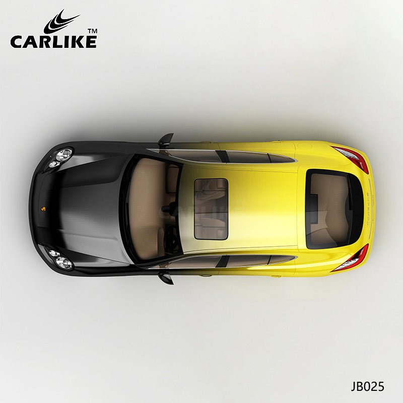 CARLIKE CL-JB025 Black To Yellow High-precision Printing Customized Car Vinyl Wrap - CARLIKE WRAP