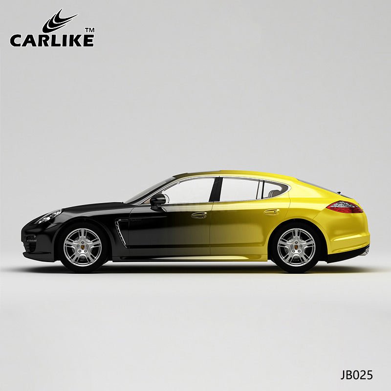 CARLIKE CL-JB025 Black To Yellow High-precision Printing Customized Car Vinyl Wrap - CARLIKE WRAP