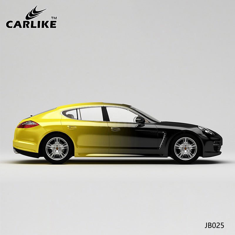 CARLIKE CL-JB025 Black To Yellow High-precision Printing Customized Car Vinyl Wrap - CARLIKE WRAP