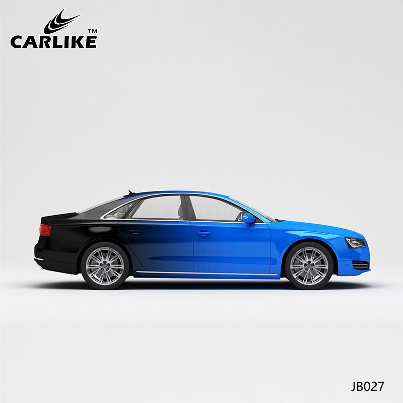 CARLIKE CL-JB027 Blue To Black High-precision Printing Customized Car Vinyl Wrap - CARLIKE WRAP
