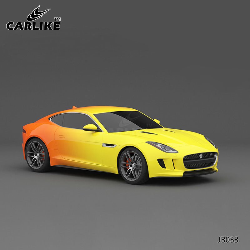 CARLIKE CL-JB033 Yellow To Orange High-precision Printing Customized Car Vinyl Wrap - CARLIKE WRAP