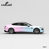 CARLIKE CL-JB041 Light Blue To Light Pink High-precision Printing Customized Car Vinyl Wrap - CARLIKE WRAP