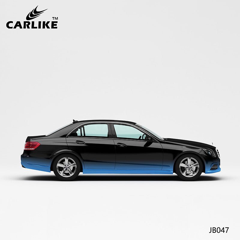 CARLIKE CL-JB047 Black-Blue High-precision Printing Customized Car Vinyl Wrap - CARLIKE WRAP