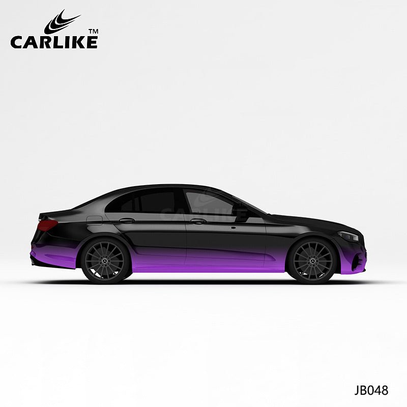 CARLIKE CL-JB048 Black-Purple High-precision Printing Customized Car Vinyl Wrap - CARLIKE WRAP