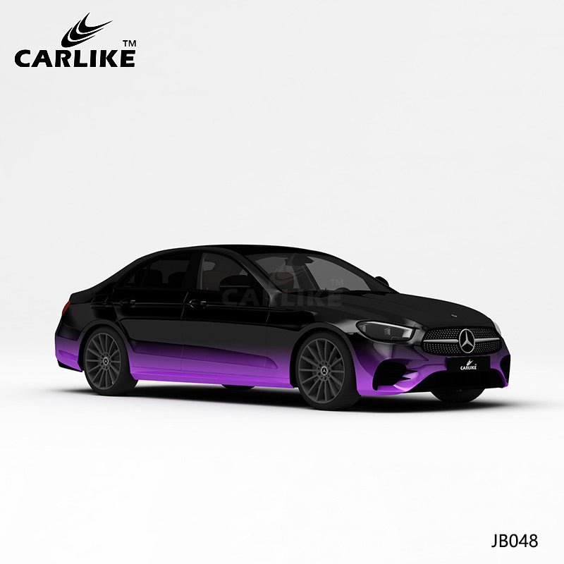 CARLIKE CL-JB048 Black-Purple High-precision Printing Customized Car Vinyl Wrap - CARLIKE WRAP