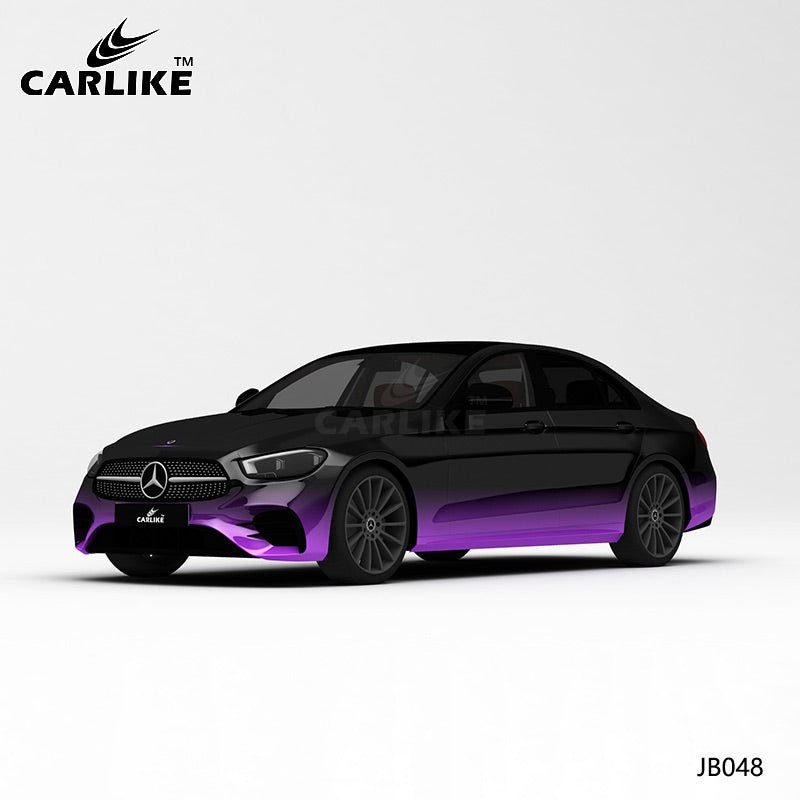 CARLIKE CL-JB048 Black-Purple High-precision Printing Customized Car Vinyl Wrap - CARLIKE WRAP