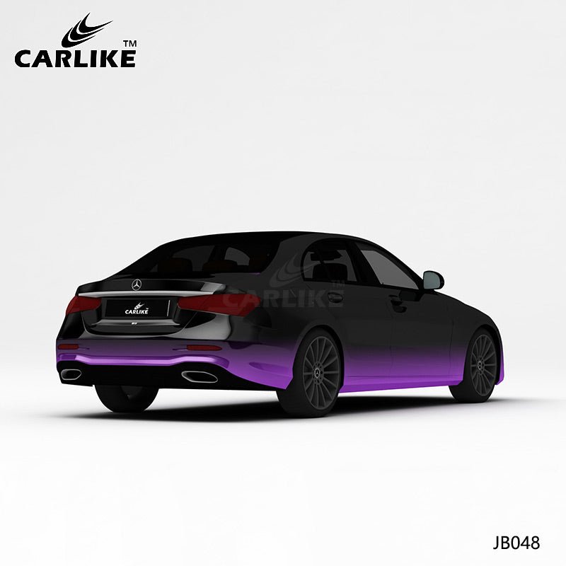 CARLIKE CL-JB048 Black-Purple High-precision Printing Customized Car Vinyl Wrap - CARLIKE WRAP