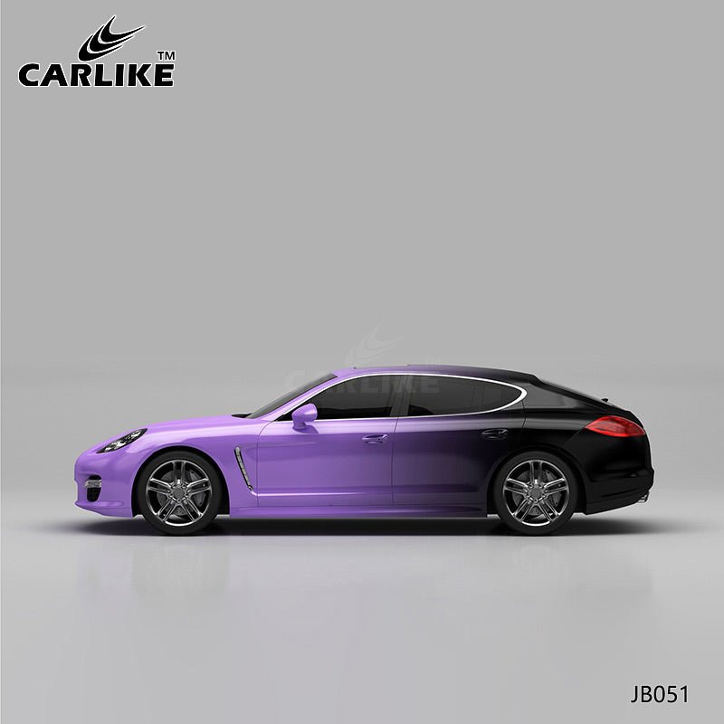 CARLIKE CL-JB051 Purple To Black High-precision Printing Customized Car Vinyl Wrap - CARLIKE WRAP