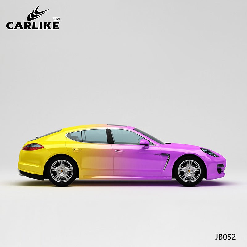 CARLIKE CL-JB052 Purple To Yellow High-precision Printing Customized Car Vinyl Wrap - CARLIKE WRAP