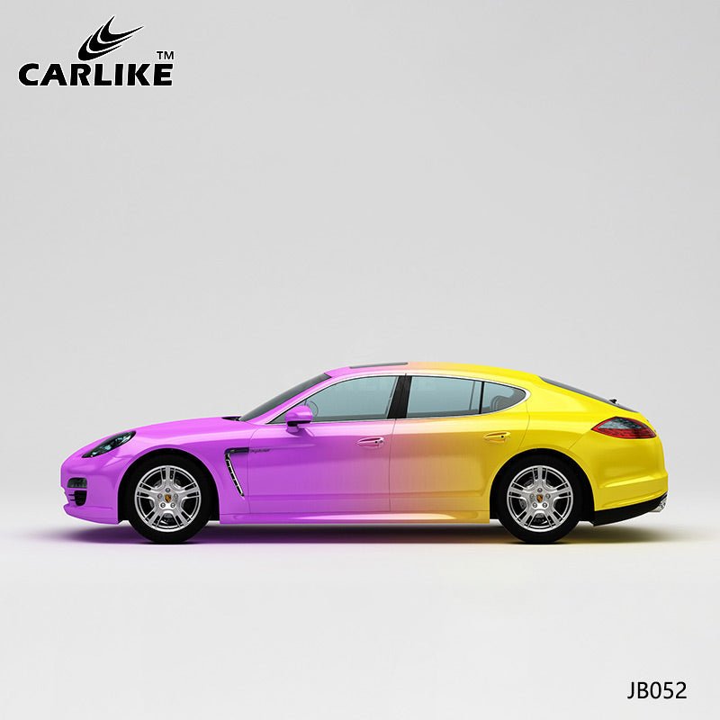 CARLIKE CL-JB052 Purple To Yellow High-precision Printing Customized Car Vinyl Wrap - CARLIKE WRAP