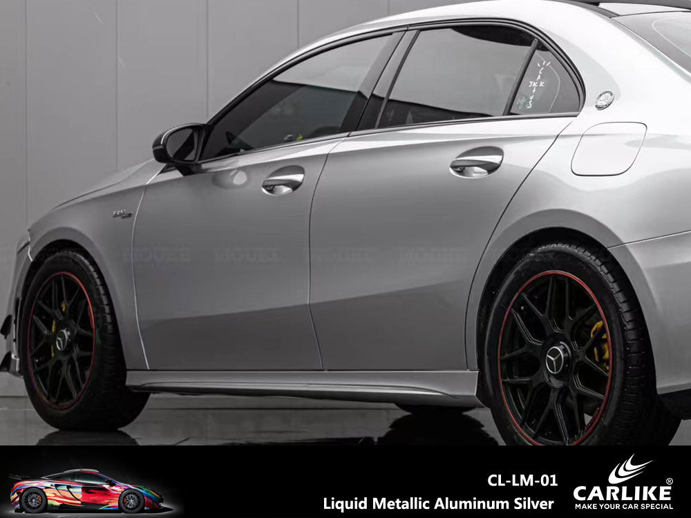 CARLIKE CL-LM-01 Liquid Metallic Aluminum Silver Vinyl - CARLIKE WRAP