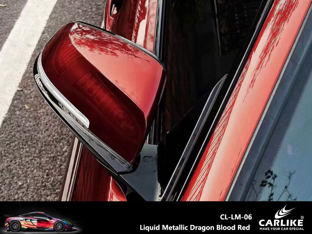 CARLIKE CL-LM-06 Liquid Metallic Dragon Blood Red Vinyl - CARLIKE WRAP