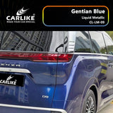 CARLIKE CL-LM-09 Liquid Metallic Gentian Blue Vinyl - CARLIKE WRAP