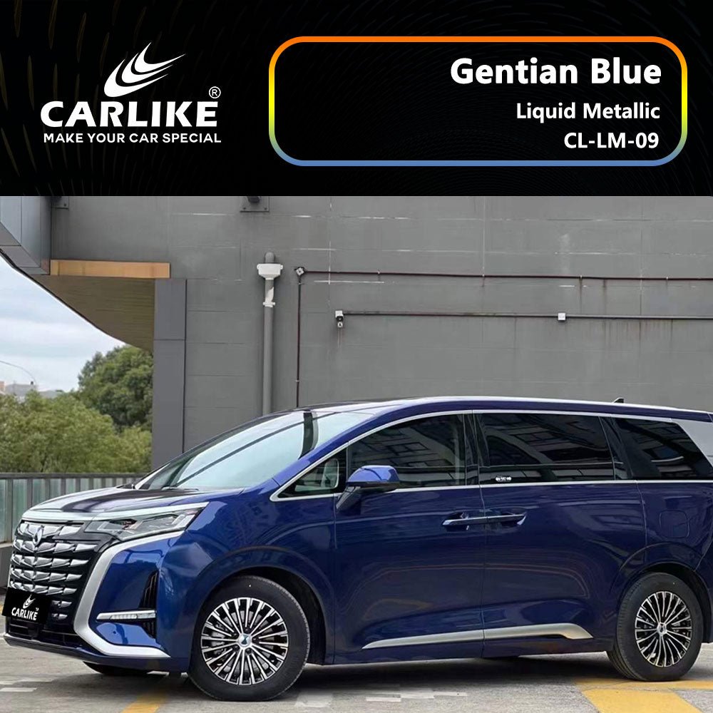 CARLIKE CL-LM-09 Liquid Metallic Gentian Blue Vinyl - CARLIKE WRAP