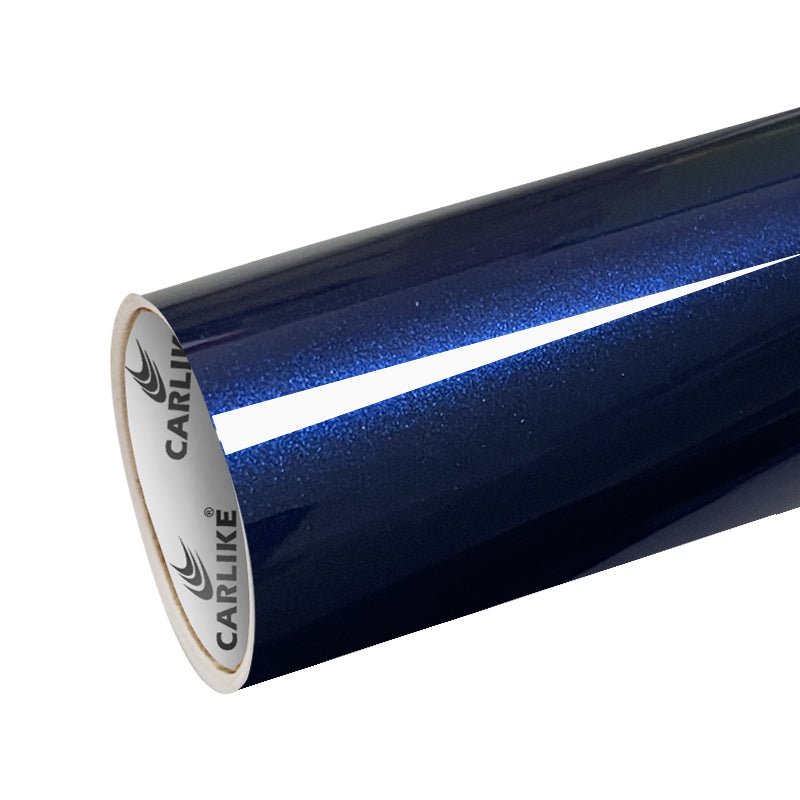 CARLIKE CL-LM-09P Liquid Metallic Gentian Blue Vinyl PET Liner - CARLIKE WRAP