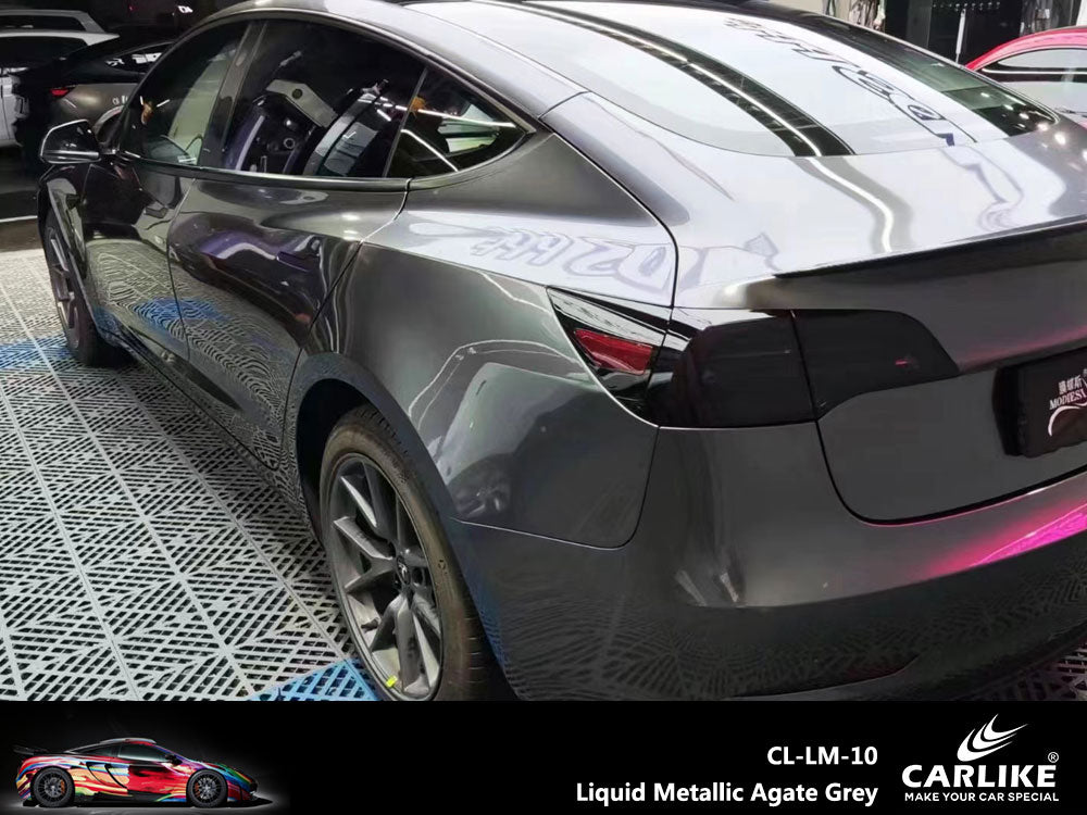 CARLIKE CL-LM-10 Liquid Metallic Agate Grey Vinyl - CARLIKE WRAP