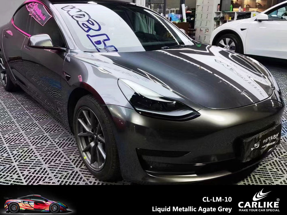 CARLIKE CL-LM-10 Liquid Metallic Agate Grey Vinyl - CARLIKE WRAP