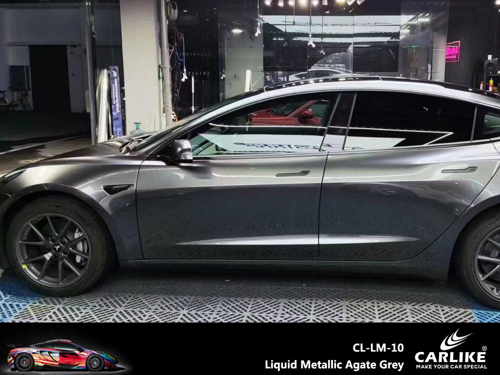 CARLIKE CL-LM-10 Liquid Metallic Agate Grey Vinyl - CARLIKE WRAP