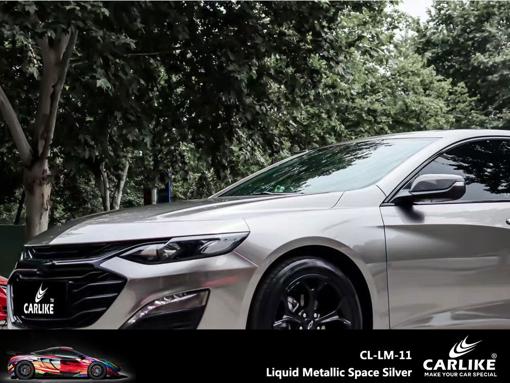 CARLIKE CL-LM-11 Liquid Metallic Space Silver Vinyl - CARLIKE WRAP
