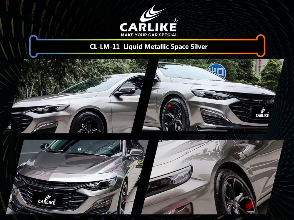 CARLIKE CL-LM-11 Liquid Metallic Space Silver Vinyl - CARLIKE WRAP