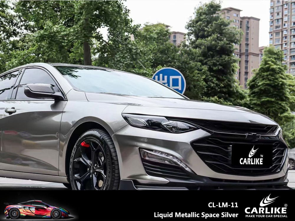 CARLIKE CL-LM-11 Liquid Metallic Space Silver Vinyl - CARLIKE WRAP