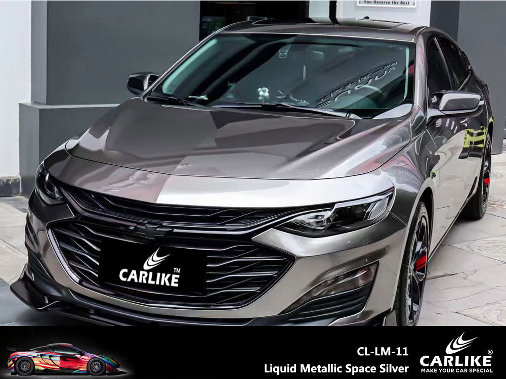 CARLIKE CL-LM-11 Liquid Metallic Space Silver Vinyl - CARLIKE WRAP
