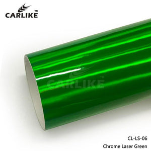 CARLIKE CL-LS-06 Chrome Laser Neo Holographic Green Vinyl