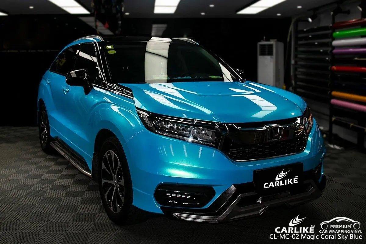 CARLIKE CL-MC-02 Gloss Magic Coral Sky Blue Vinyl - CARLIKE WRAP