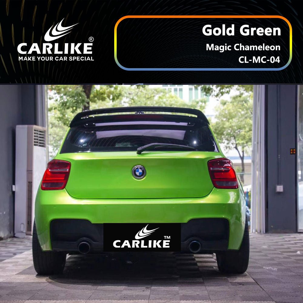 CARLIKE CL-MC-04 Magic Chameleon Gold Green Vinyl - CARLIKE WRAP