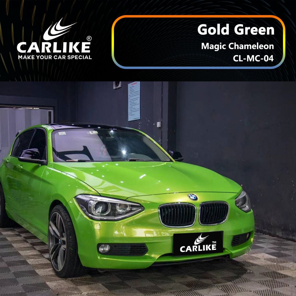 CARLIKE CL-MC-04 Magic Chameleon Gold Green Vinyl - CARLIKE WRAP