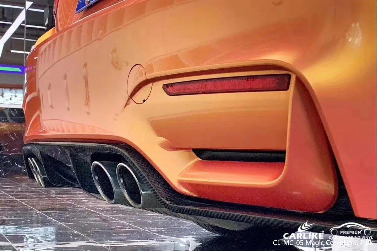 CARLIKE CL-MC-05 Gloss Magic Coral Light Pink Vinyl - CARLIKE WRAP